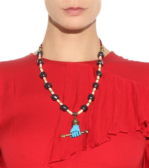 gucci beaded necklace